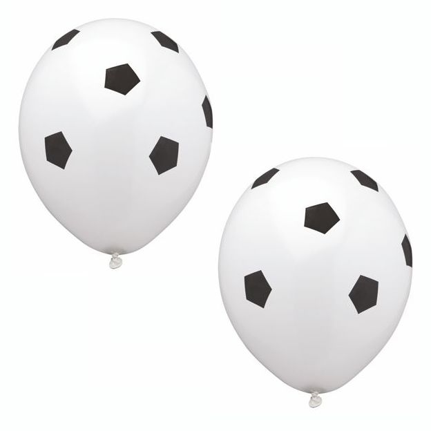 8 Luftballons Ø 29 cm "Soccer"