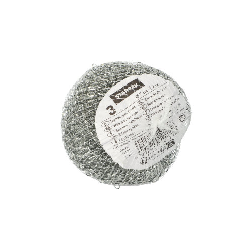 3 Topfreiniger, Draht Ø 7 cm · 2 cm , kratzend