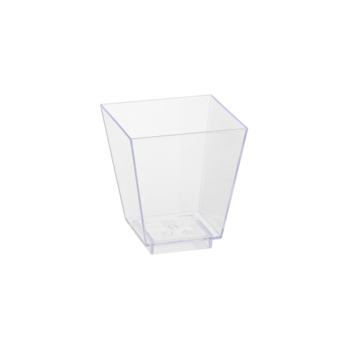 50 Fingerfood - Schalen, PS eckig 50 ml 5 cm x 4,5 cm x 4,5 cm glasklar