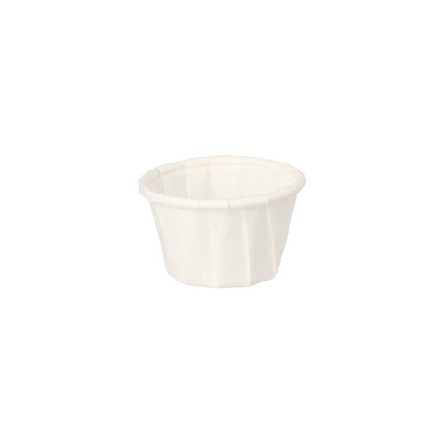 250 Dressingbecher, Papier "pure" 10 ml Ø 3,5 cm · 2,2 cm weiss