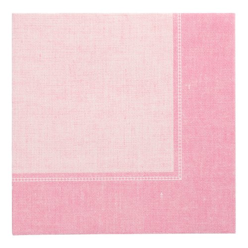 20 Servietten "ROYAL Collection" 1/4-Falz 40 cm x 40 cm rosa "Linum"