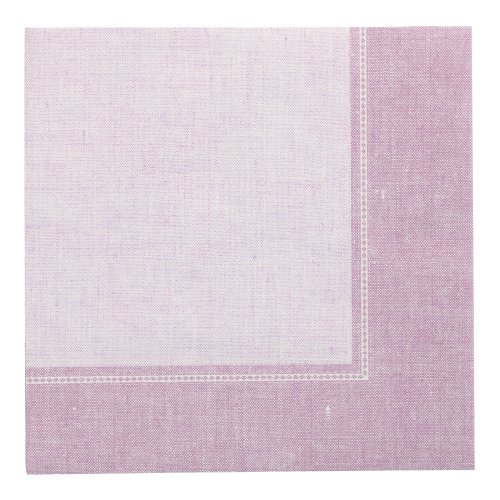 20 Servietten "ROYAL Collection" 1/4-Falz 40 cm x 40 cm flieder "Linum"