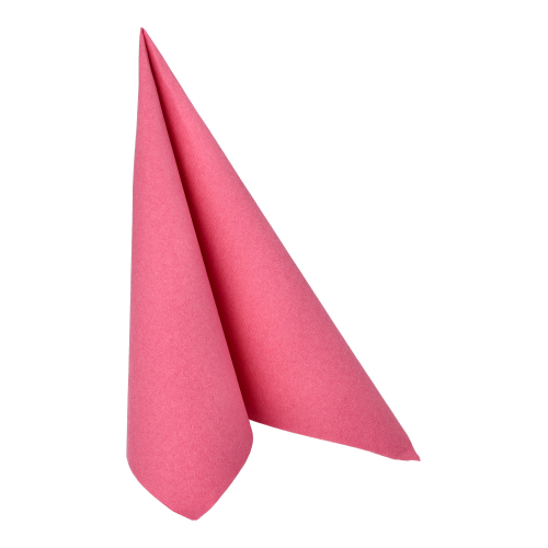 50 Servietten "ROYAL Collection" 1/4-Falz 40 cm x 40 cm fuchsia