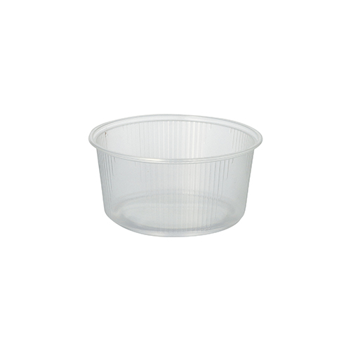 100 Verpackungsbecher, PP rund 250 ml Ø 10,1 cm · 5 cm transparent