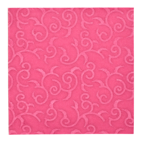 50 Servietten "ROYAL Collection" 1/4-Falz 40 cm x 40 cm fuchsia "Casali"