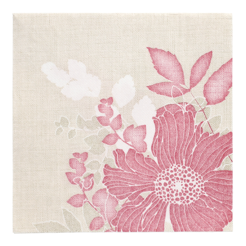 50 Servietten "ROYAL Collection" 1/4-Falz 40 cm x 40 cm fuchsia "Annabel"