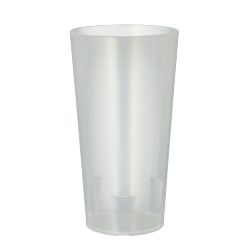 10 Mehrweg-Trinkbecher 0,4 L Ø 7,5 cm · 14,5 cm transluzent unzerbrechlich