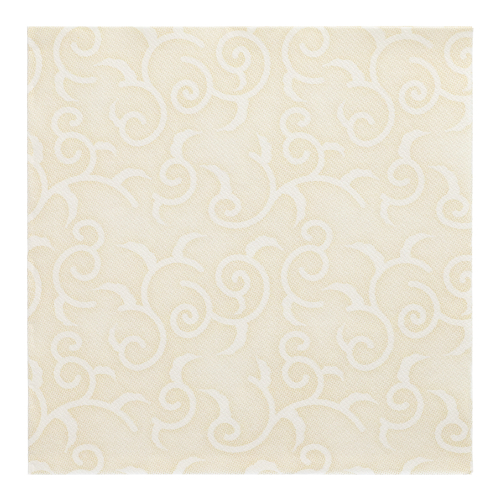 20 Servietten "ROYAL Collection" 1/4-Falz 40 cm x 40 cm champagner "Casali"