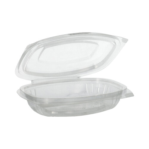 50 Feinkost- und Salatschalen mit Klappdeckeln, PLA "pure" 250 ml 3,1 cm x 16,1 cm x 13,2 cm