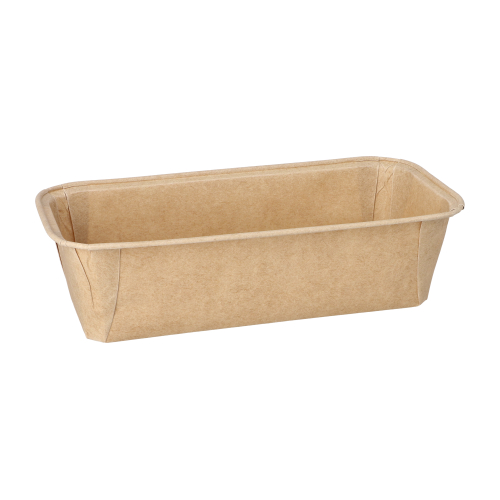 25 Backformen eckig 1033 ml 6,1 cm x 10,8 cm x 23 cm braun