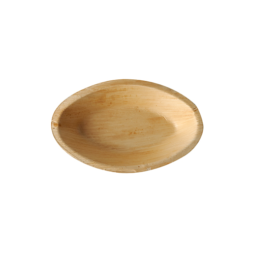 6 Teller, Palmblatt "pure" oval 18 cm x 11,5 cm x 3 cm