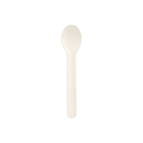 100 Kaffeelöffel, Papier "pure" 13 cm weiss