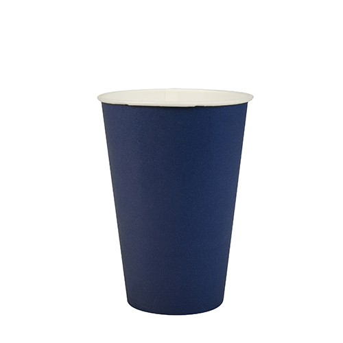 20 Trinkbecher, Pappe 0,2 L Ø 7 cm · 9,7 cm dunkelblau