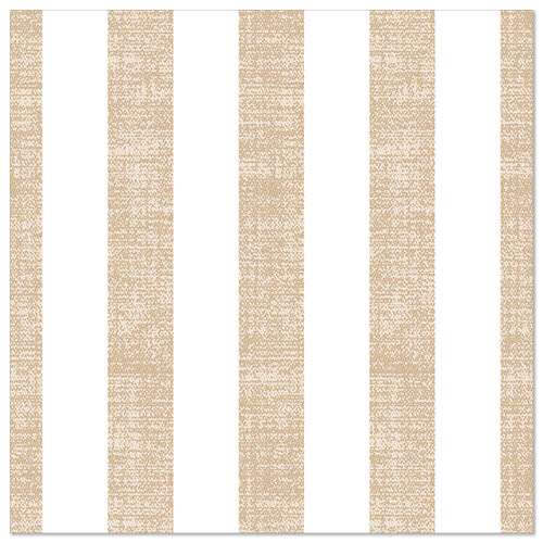 50 Servietten "ROYAL Collection" 1/4-Falz 40 cm x 40 cm sand "Lines"