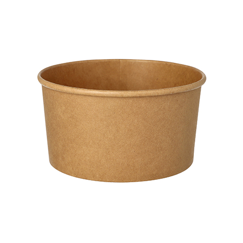 50 Salatschalen, Pappe rund 1000 ml Ø 15 cm · 7,5 cm braun