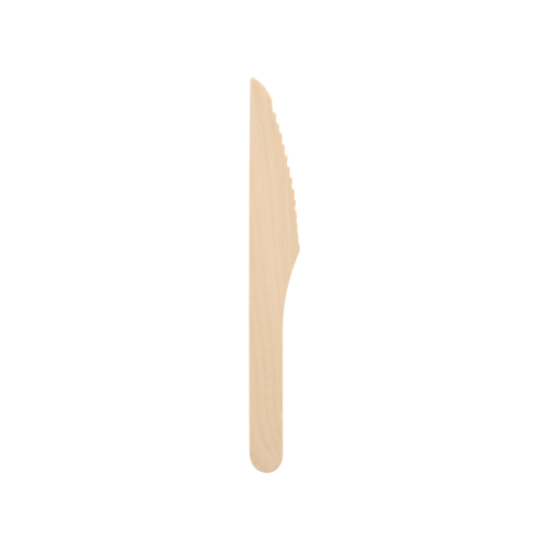 100 Messer Holz, gewachst 16,5 cm