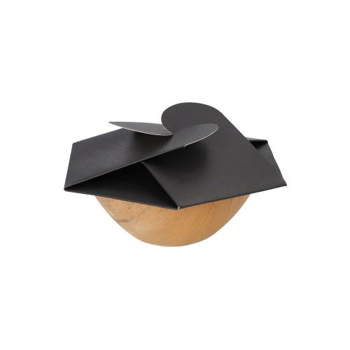 25 Schalen, Palmblatt rund 300 ml Ø 15 cm · 5,5 cm mit separatem Flower-Lid