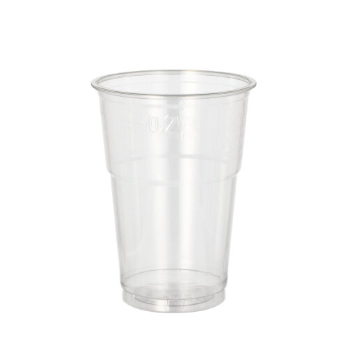 50 Trinkbecher R-PET 0,25 L Ø 7,8 cm · 10,7 cm glasklar