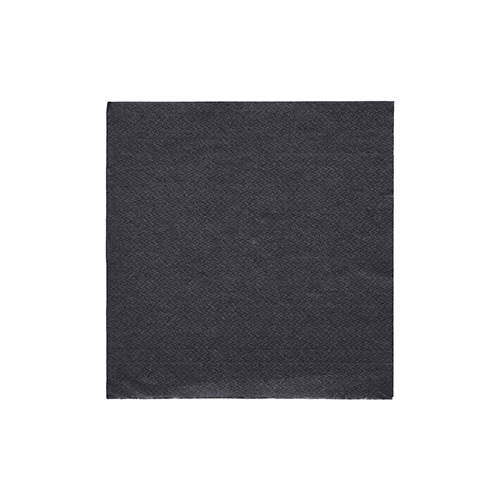 20 Servietten "DAILY Collection" 1/4-Falz 24 cm x 24 cm schwarz