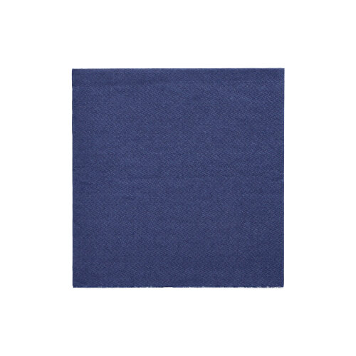 150 Servietten "DAILY Collection" 1/4-Falz 24 cm x 24 cm dunkelblau