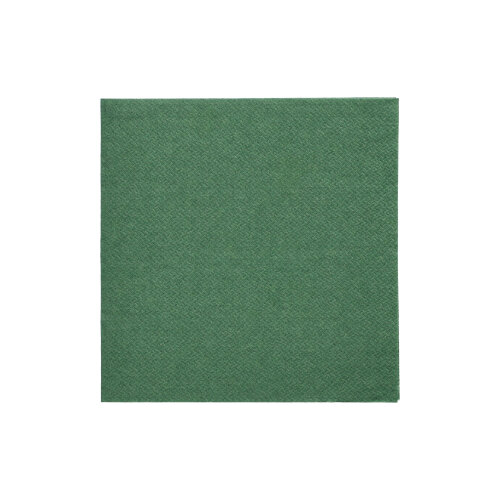 150 Servietten "DAILY Collection" 1/4-Falz 24 cm x 24 cm dunkelgrün