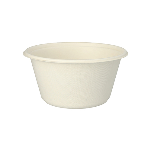 25 Schalen, Zuckerrohr "pure" 1000 ml Ø 17 cm · 8,4 cm weiss