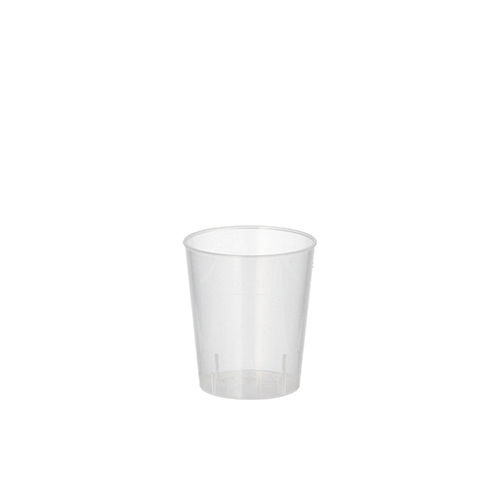 20 Mehrweg-Gläser für Schnaps PP 2 cl Ø 3,7 cm · 4,2 cm unzerbrechlich
