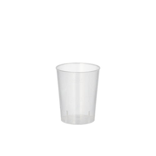 20 Mehrweg-Gläser für Schnaps PP 4 cl Ø 4,3 cm · 5,2 cm unzerbrechlich