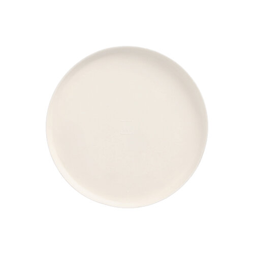 100 Teller Zuckerrohr "pure" rund Ø 12 cm · 1 cm weiss "Cella"