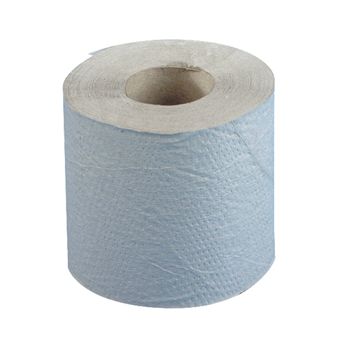 48 Rollen Toilettenpapier, 1-lagiges Krepp Ø 11,5 cm · 12 cm x 9,8 cm natur "Basic" 400 Blatt