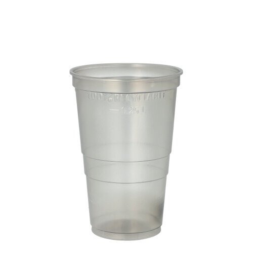 46 Mehrweg-Trinkbecher PP 0,25 L Ø 7,8 cm · 10,4 cm grau
