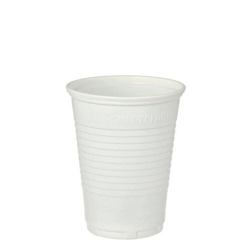 100 Trinkbecher PP 0,18 L Ø 7 cm · 8,6 cm weiss