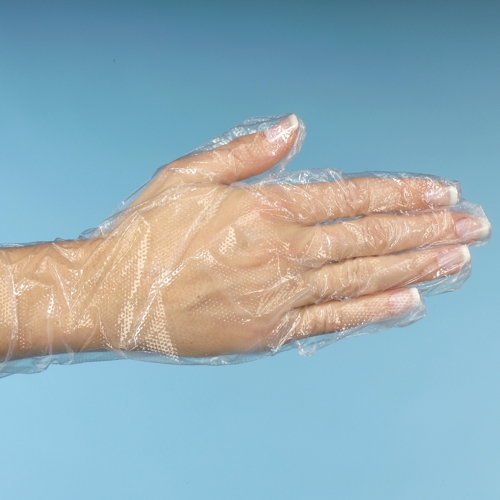 500 "WORK-INN/-PS" Handschuhe, PE transparent für Damen, M