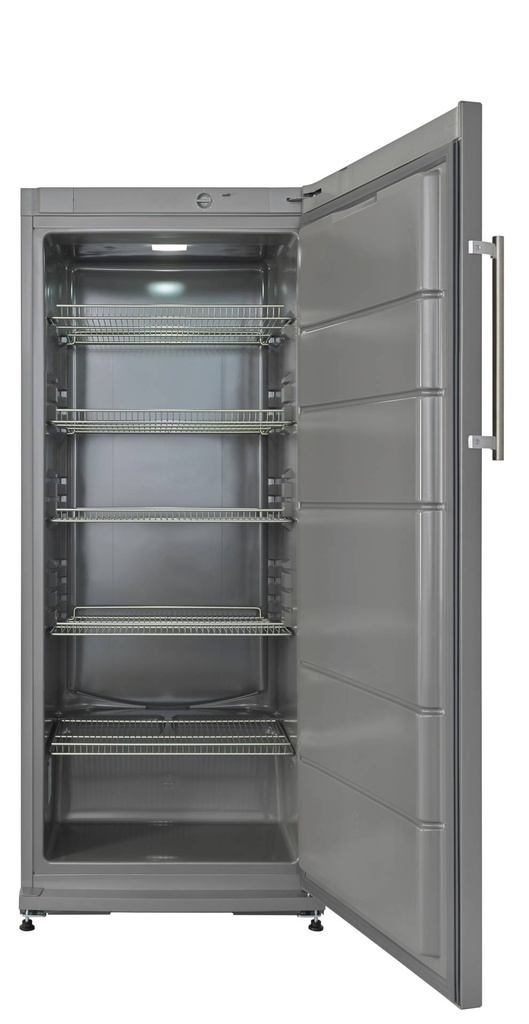 Lagerkühlschrank 270 Liter |  1 Volltür | Grau | 600 x 650 x 1450 mm