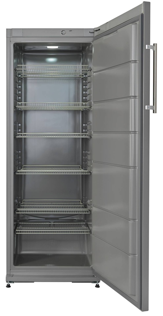 Lagerkühlschrank 310 Liter | 1 Volltür | Grau | 600 x 650 x 1630 mm