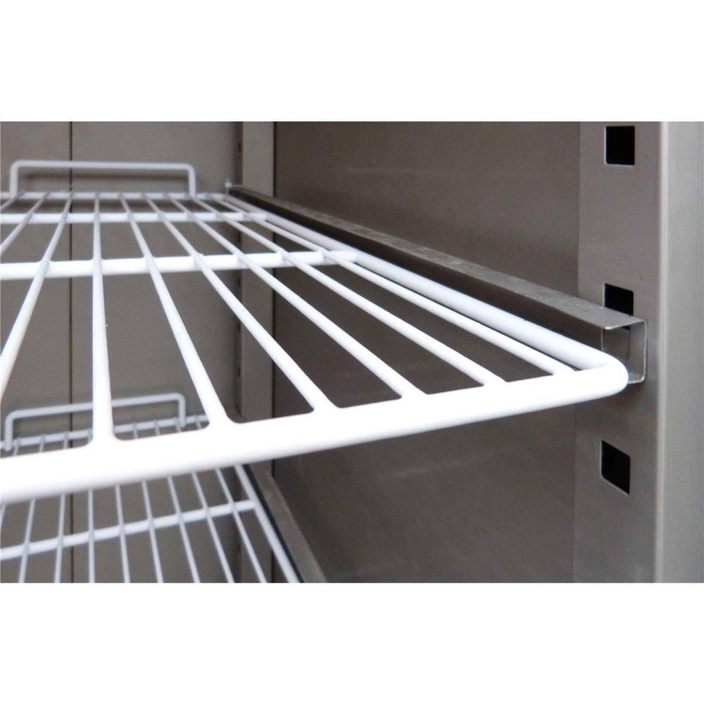 Edelstahlkühlschrank 451 Liter | 680x710x2010 mm