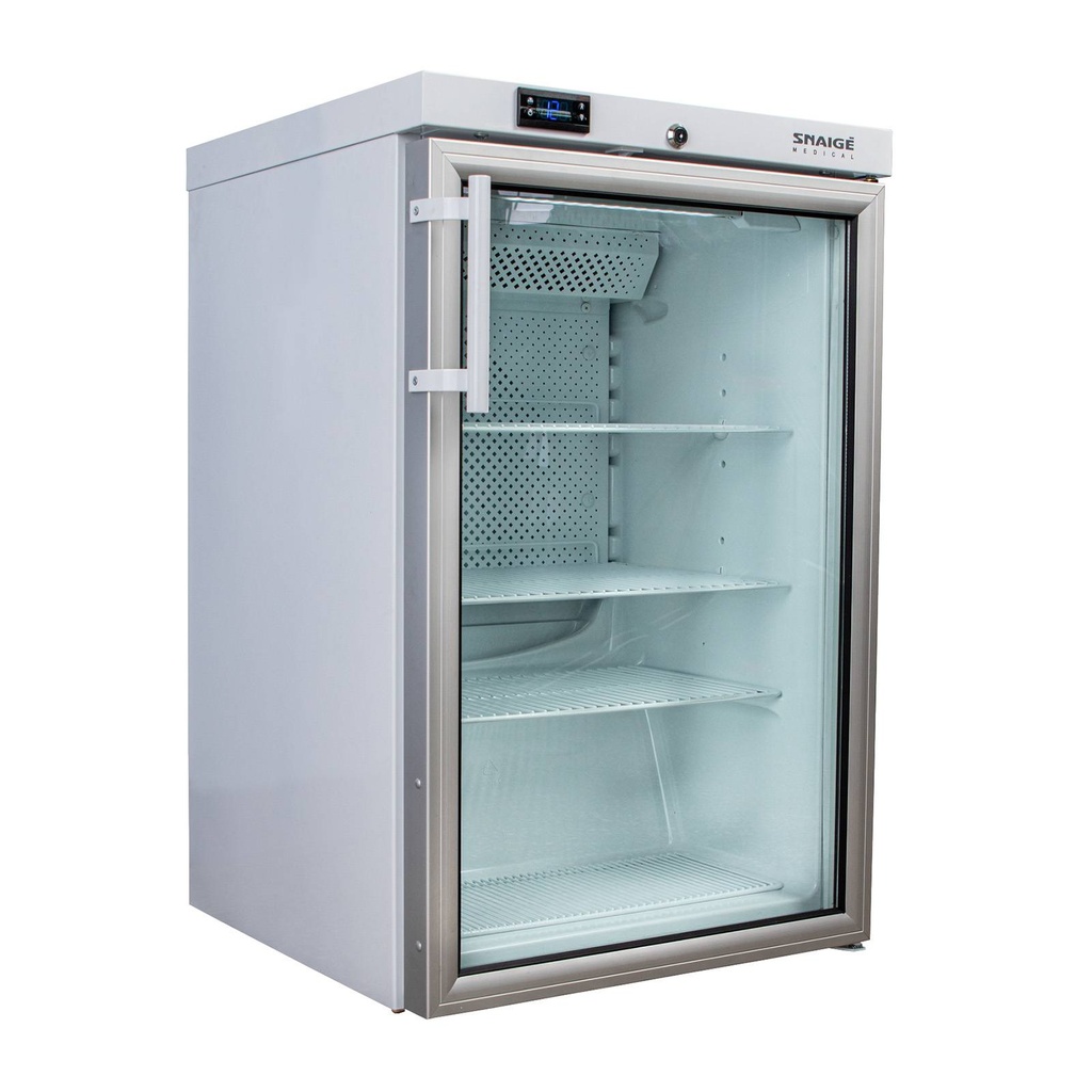 Medikamentenkühlschrank | 1 Glastür | 130 L | 560 x 620 x 870 mm | ohne Temperaturaufzeichnung & USB-Transfer
