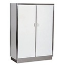 Porzellanschrank 3 aus Edelstahl, 1880 x 580 x 1800 mm