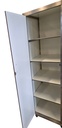 Porzellanschrank 3 aus Edelstahl, 1880 x 580 x 1800 mm