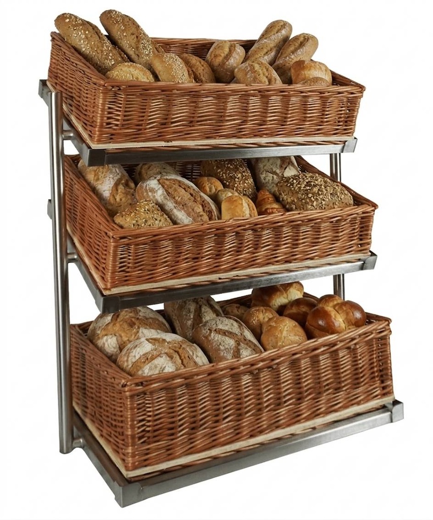 Brotkorb Etagere 3 Hoch Breit Modell, 620 x 335 x 760 mm