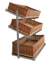 Brotkorb Etagere 3 Hoch Breit Modell, 620 x 335 x 760 mm
