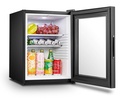 Minibar Glastür, 40 L, 405 x 443 x 545 mm, 33 L, schwarz