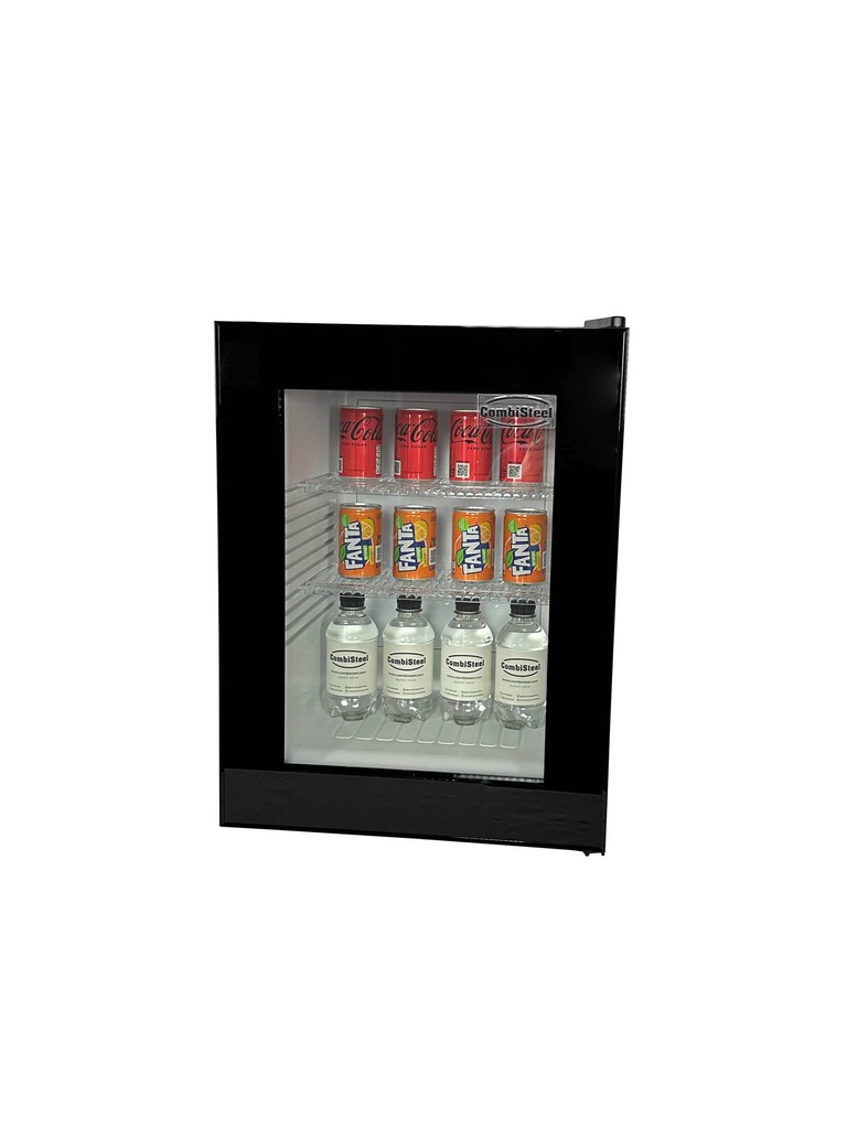 Minibar Glastür, 40 L, 405 x 443 x 545 mm, 33 L, schwarz
