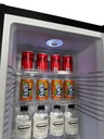 Minibar Glastür, 40 L, 405 x 443 x 545 mm, 33 L, schwarz