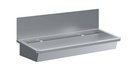 Waschbecken 2 aus Edelstahl, 1200 x 468 x 438 mm