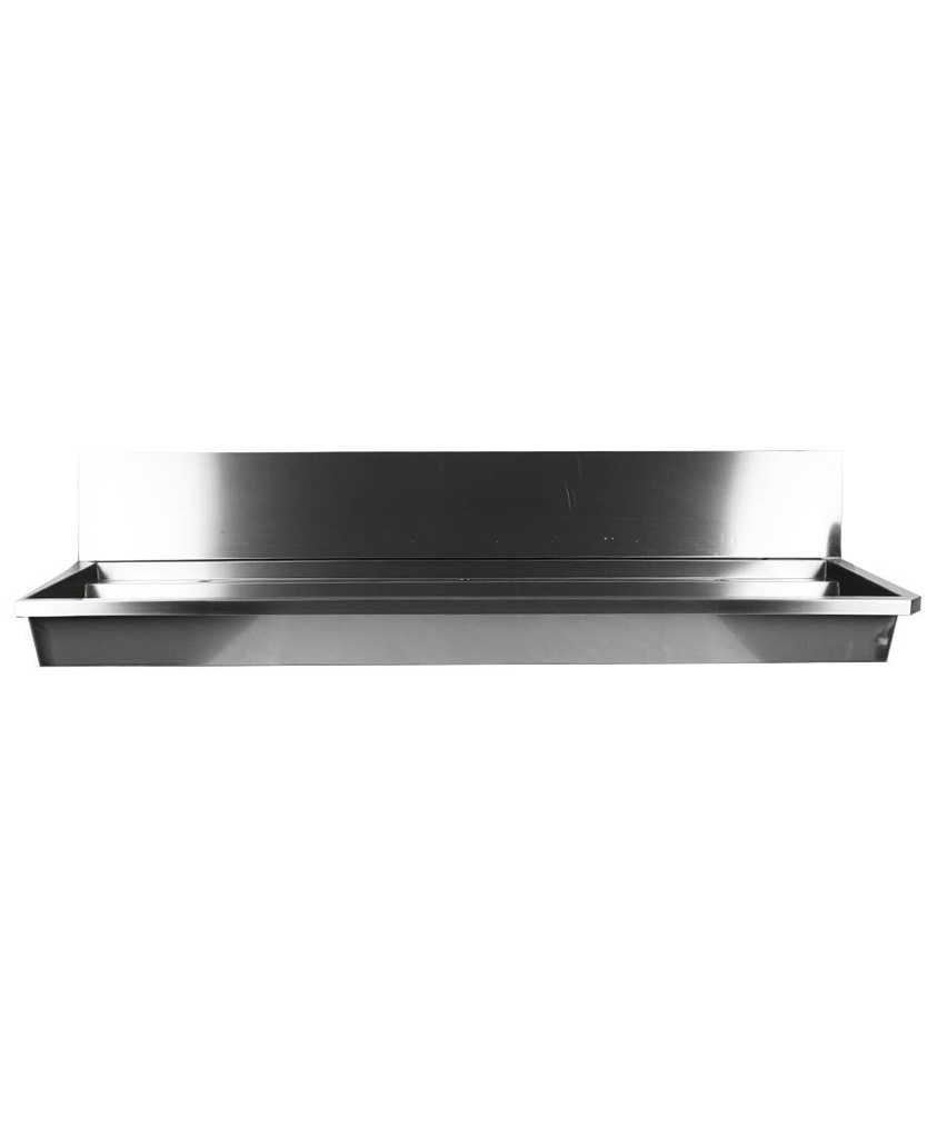 Waschbecken 3 aus Edelstahl, 1800 x 468 x 438 mm