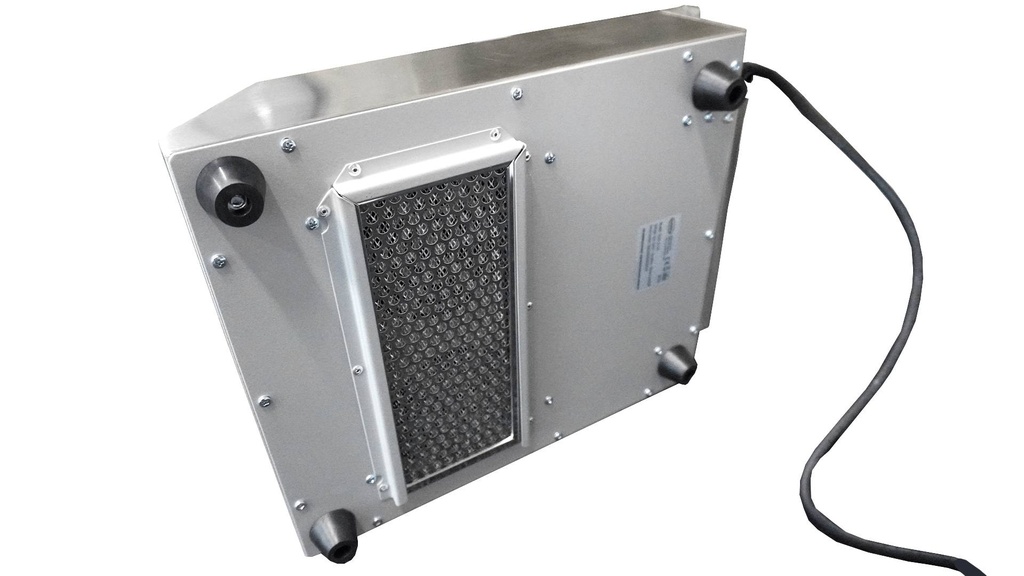 Induktion Wokplatte aus Edelstahl, 340 x 440 x 117 mm