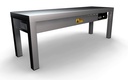 Aufsatzbord Keramisch aus Edelstahl, 250 W, 1000 x 300 x 350 mm