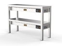 Aufsatzbord Keramisch aus Edelstahl, 250 W, 1000 x 300 x 650 mm