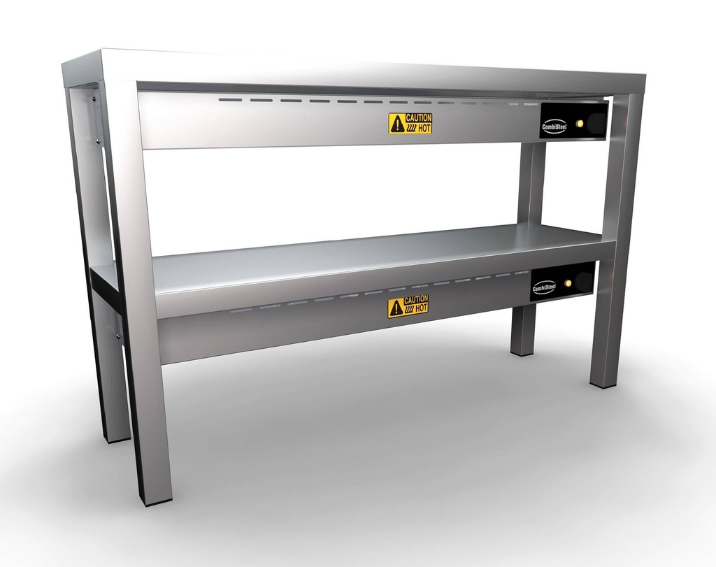 Aufsatzbord Keramisch aus Edelstahl, 250 W, 1000 x 300 x 650 mm